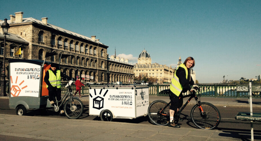 Un déménagement solidaire et écolo avec l'asso Carton Plein © Carton Plein