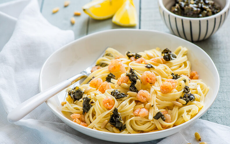 Salade de pâtes aux crevettes, algues et citron - DR Mon Quotidien Autrement - E. Montuclard
