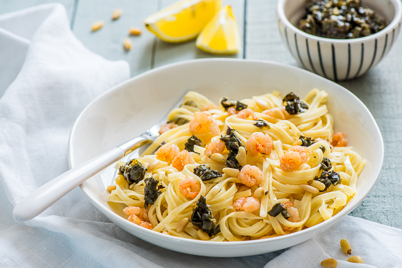 Salade de pâtes aux crevettes, algues et citron - DR Mon Quotidien Autrement - E. Montuclard