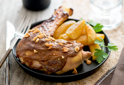 Cuisses de poulet au beurre de cacahuète