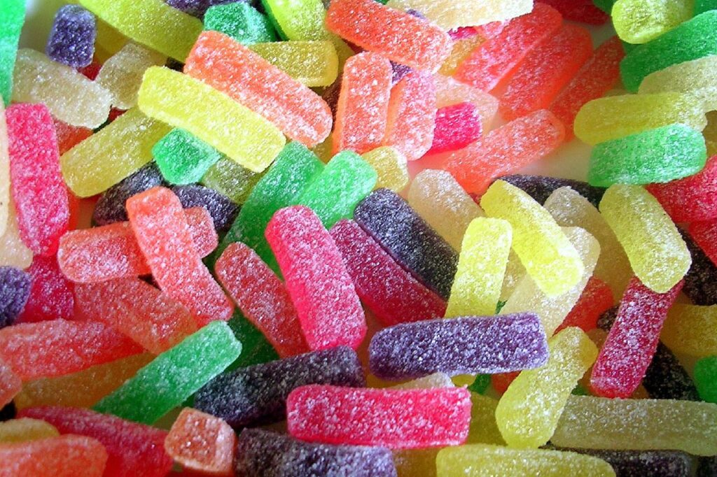 Les bonbons, que les enfants adorent, sont bourrés d'additifs. © Stefano Motellaro