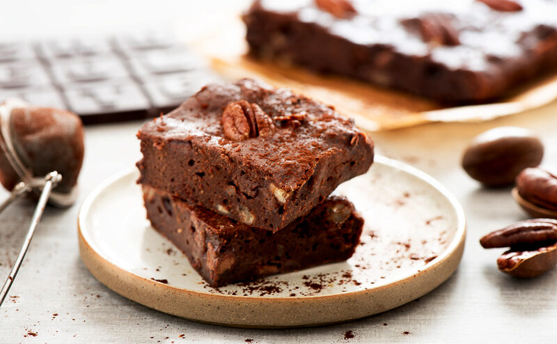 Comme un brownie au chocolat et aux noix de péchant - DR . Mon Quotidien Autrement - E. Montuclard