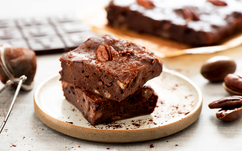 Comme un brownie au chocolat et aux noix de péchant - DR . Mon Quotidien Autrement - E. Montuclard
