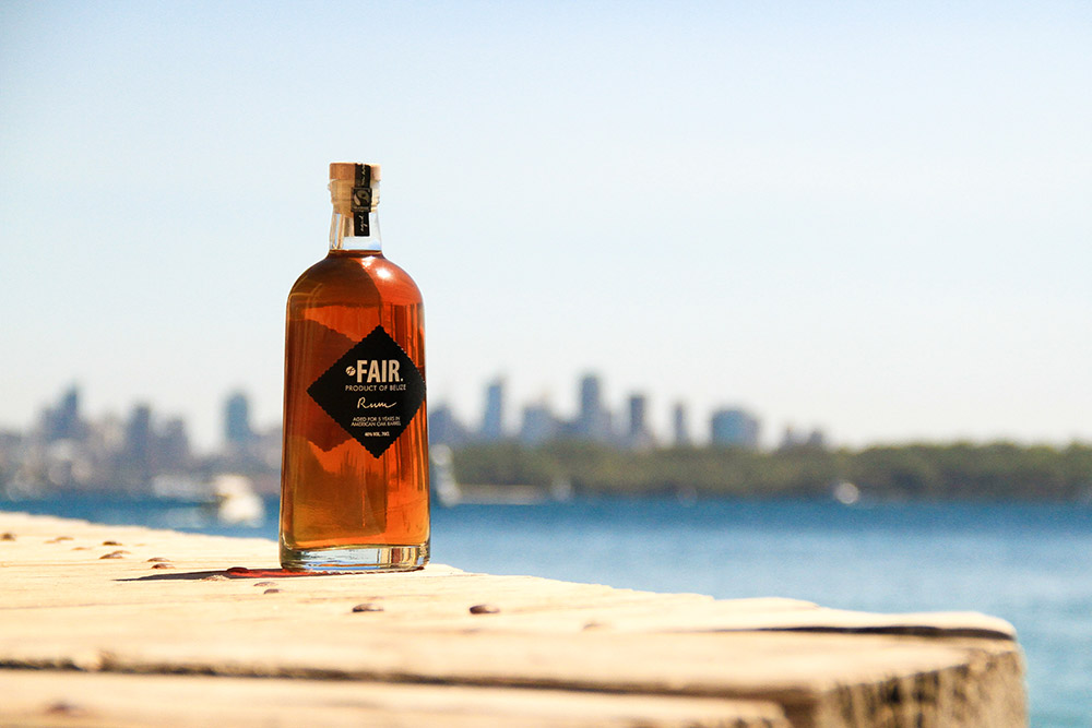 Le rhum Fair XO de Belize.