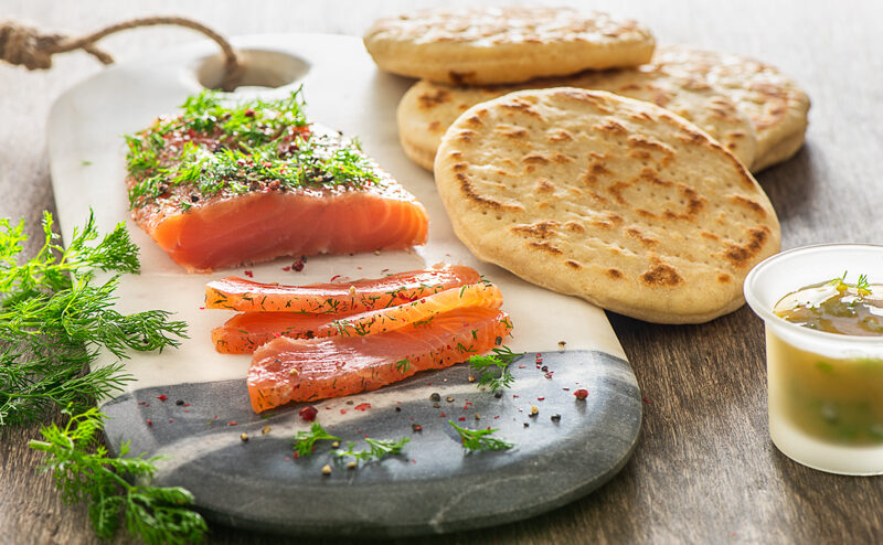 Gravlax de saumon et pain polaire - DR Mon Quotidien Autrement - E. Montuclard