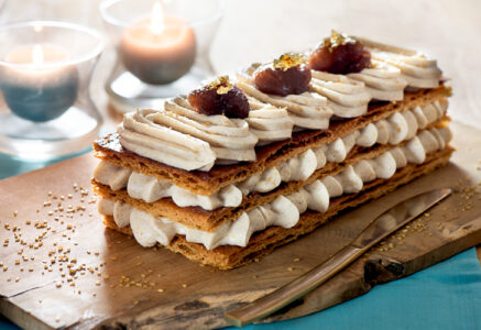 Mille-feuilles à la crème de marron