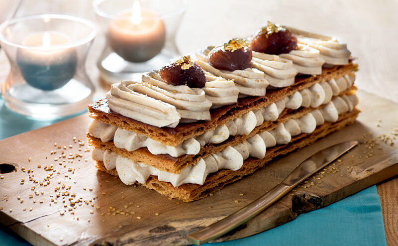 Mille-feuilles à la crème de marron - DR Mon Quotidien Autrement - E. Montuclard