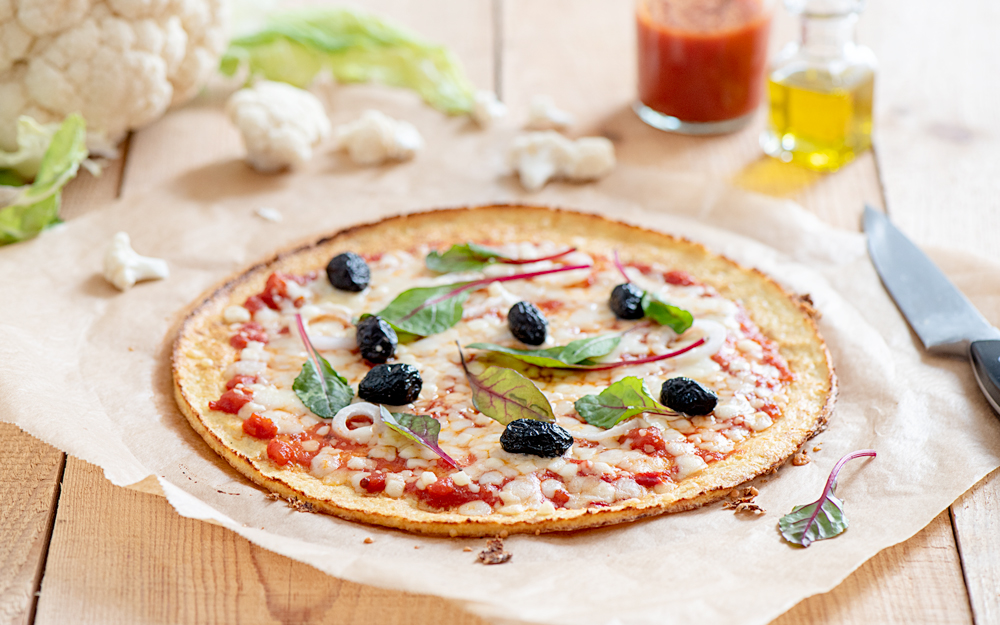 Pizza en pâte de chou-fleur - DR Mon Quotidien Autrement - E. Montuclard