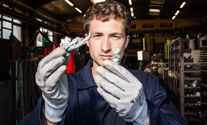 Simon Bernard est le responsable de l'expédition Plastic Odyssey © Tristan Reynaud