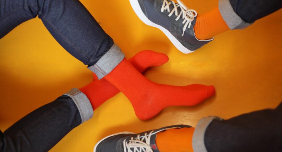 Les chaussettes multicolores d'Archiduchesse.