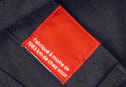 Les jeans 1083, écolos, bios, éthiques et made-in-France