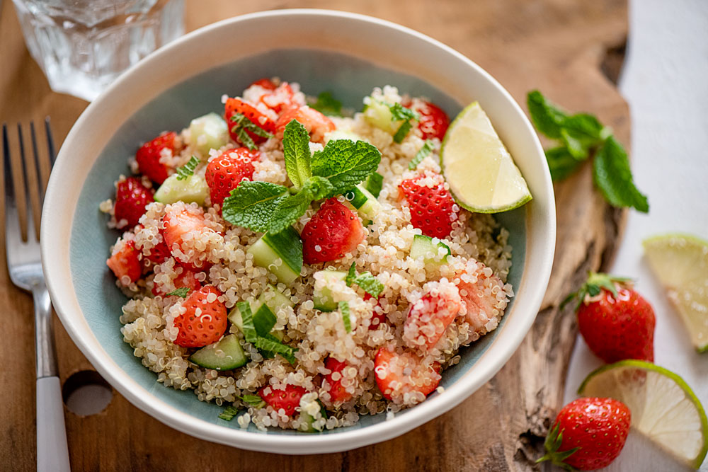 Taboulé de quinoa aux fraises - DR Mon Quotidien Autrement - E. Montuclard