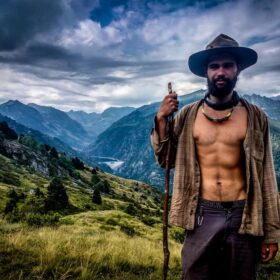 Jacob Karhu a vécu sept mois dans un refuge de montagne. DR