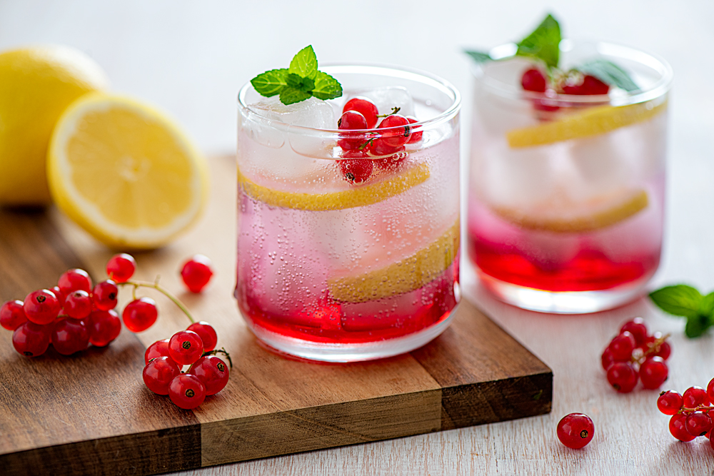 Cocktail pétillant à la groseille - DR . Mon Quotidien Autrement - E. Montuclard