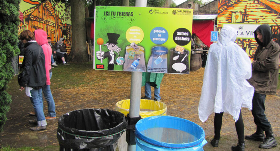 Le festival du Cabaret Vert à Charleville-Mézières (Ardennes) a notamment engagé une politique de développement durable. DR