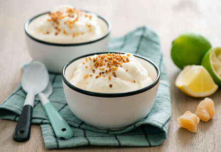 Mousse aux deux citrons et au gingembre