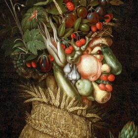 Guiseppe Arcimboldo a réalisé de nombreux portraits à base de légumes et plantes.