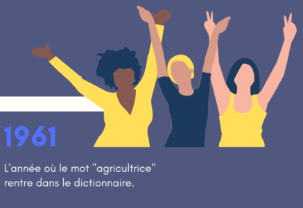 En 1961, le mot « agricultrice » rentrait dans le dico. Enfin !
