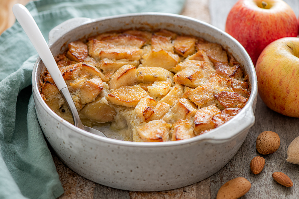 Clafoutis aux pommes et aux amandes - DR. Mon Quotidien Autrement - E. Montuclard