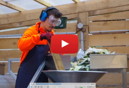 Les Détritivores transforment les déchets alimentaires en compost