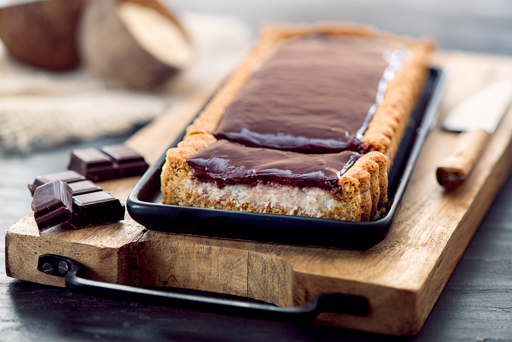 Tarte au chocolat et à la noix de coco - DR Mon Quotidien Autrement - E. Montuclard