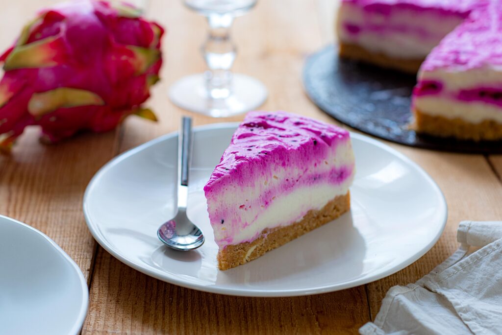 Cheesecake au fruit du dragon - DR Mon Quotidien Autrement - E. Montuclard