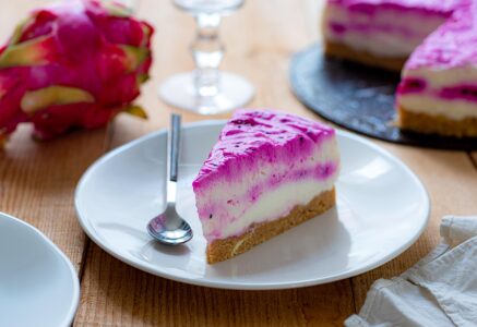 Cheesecake au fruit du dragon