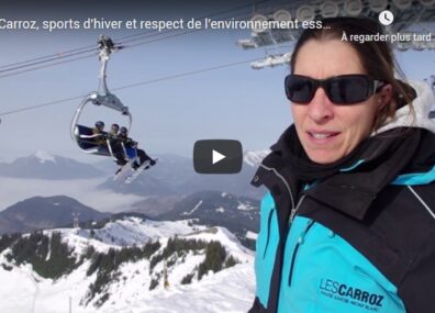 Derrière les flocons