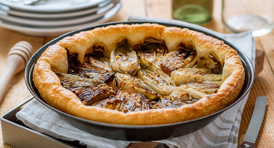 Tarte fine aux endives et miel - DR Mon Quotidien Autrement - E. Montuclard