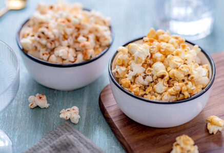 Popcorn maison au caramel ou au paprika