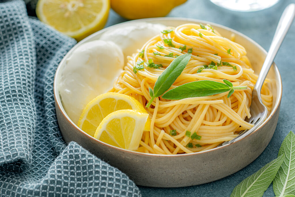 Spaghetti au beurre de sauge et citron - DR Mon Quotidien Autrement - © E. Montuclard