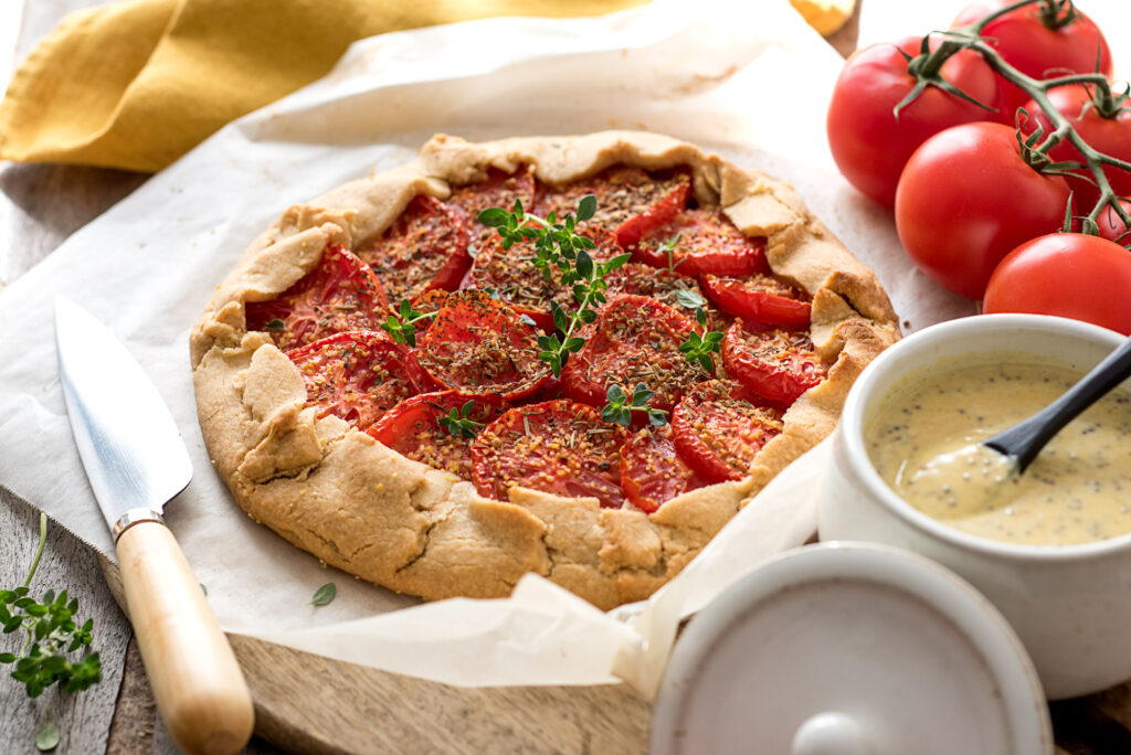 Tarte rustique aux tomates et à la moutarde - DR Mon Quotidien Autrement - © Emilie Montuclard
