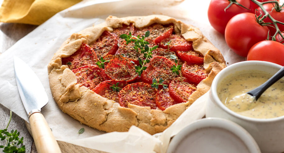 Tarte rustique aux tomates et à la moutarde - DR Mon Quotidien Autrement - © Emilie Montuclard