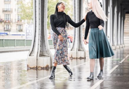 Belle de jupe : les surplus des maisons de couture se transforment en jupes