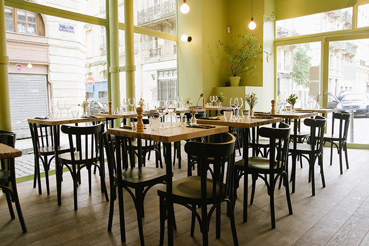 Le restaurant Le Mimosa à Bordeaux.