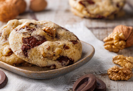 Cookies aux noix et chocolat