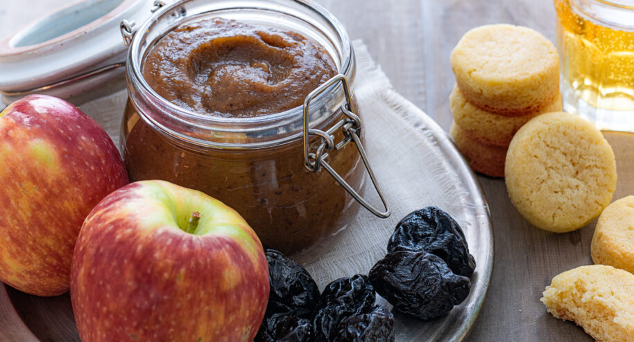 Sablés bretons et compote de pomme et pruneau au cidre - DR Mon Quotidien Autrement - © E. Montuclard