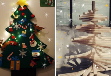 Un sapin de Noël durable ? Optons pour la feutrine ou le bois