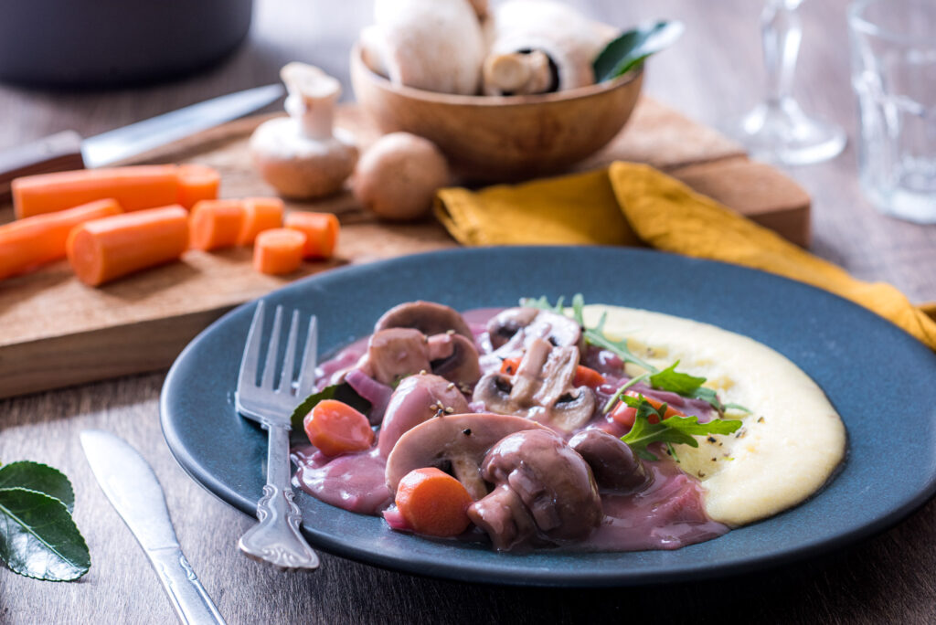 Bourguignon de champignons - DR Mon Quotidien Autrement - © E. Montuclard