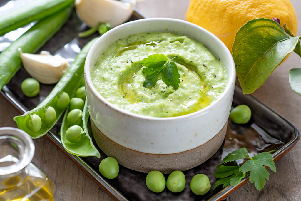 Houmous de petits pois - DR Mon Quotidien Autrement - © E. Montuclard