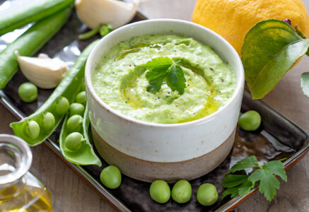 Houmous de petits pois