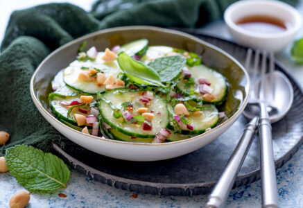 Salade de concombre façon thaïlandaise