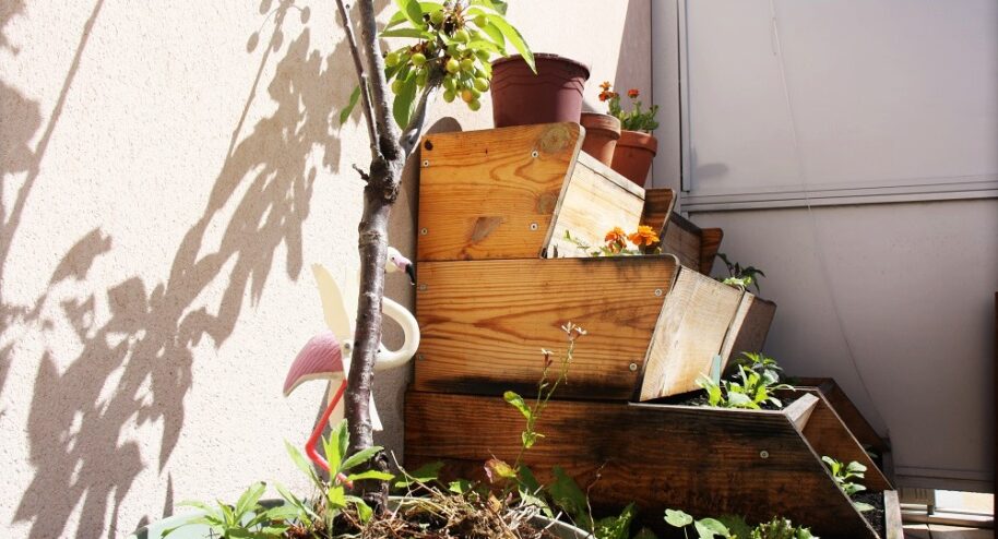 Lombricompost Easy jardin. Crédit: Elsa bastien