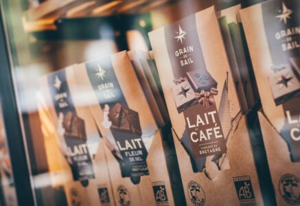 Le chocolat du voilier cargo Grain de Sail