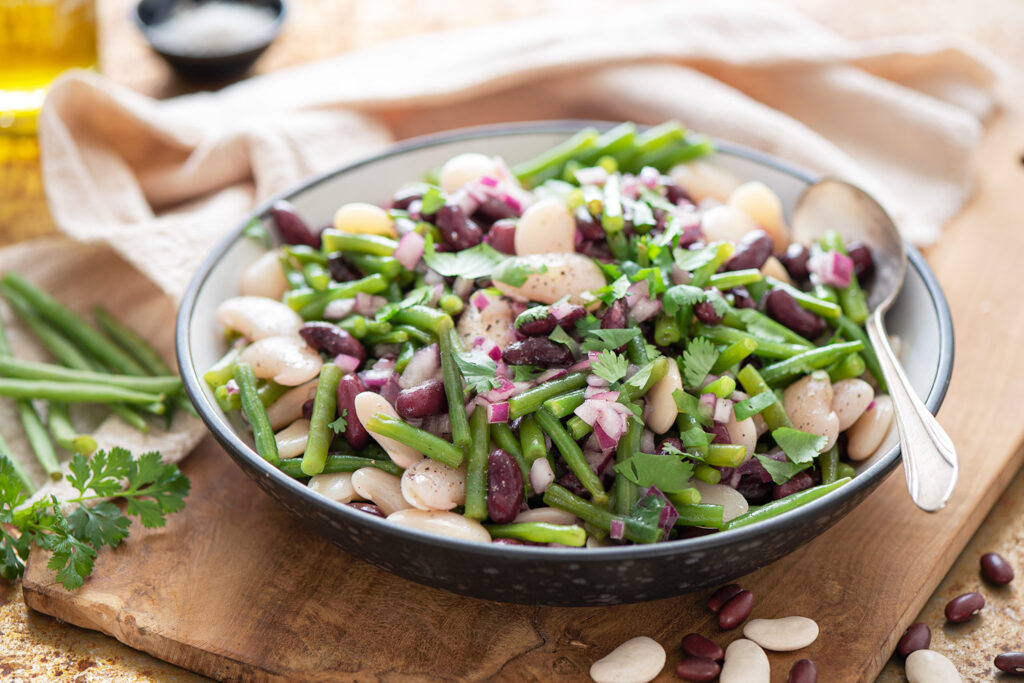 Salade aux trois haricots - Mon Quotidien Autrement - ©E. Montuclard