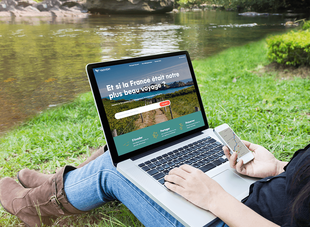 La plateforme d'hébergements écoresponsables Vaovert.
