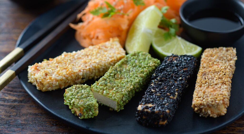 Tofu croustillant aux graines de sésame - Mon Quotidien Autrement - © E. Montuclard