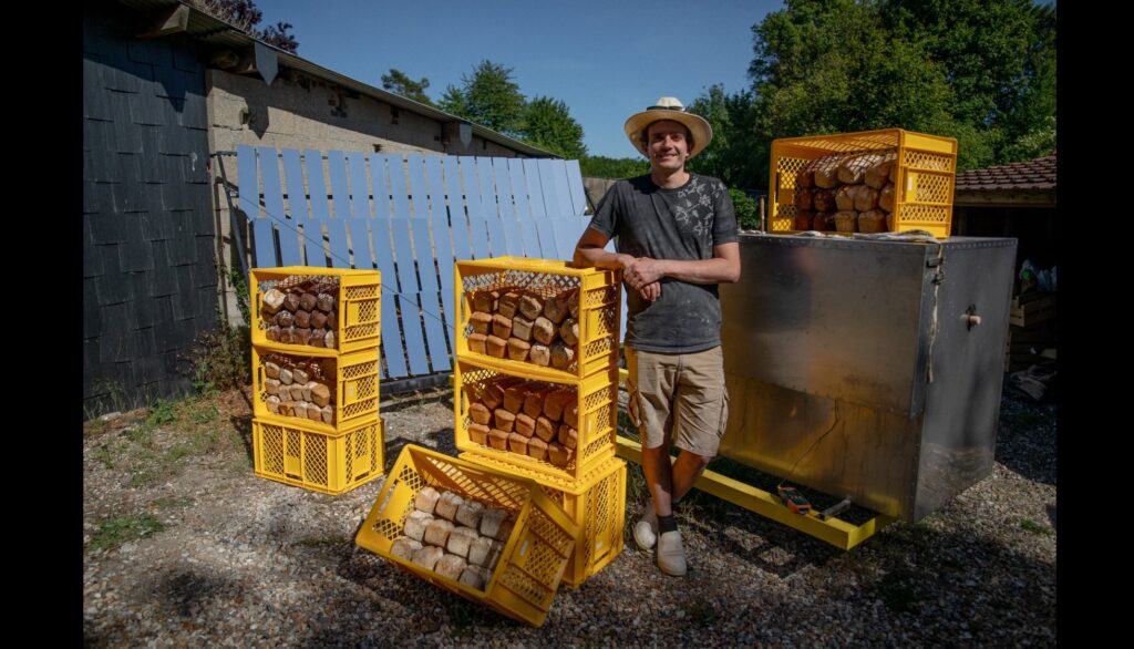 Arnaud, boulanger solaire. Crédit : Neoloco