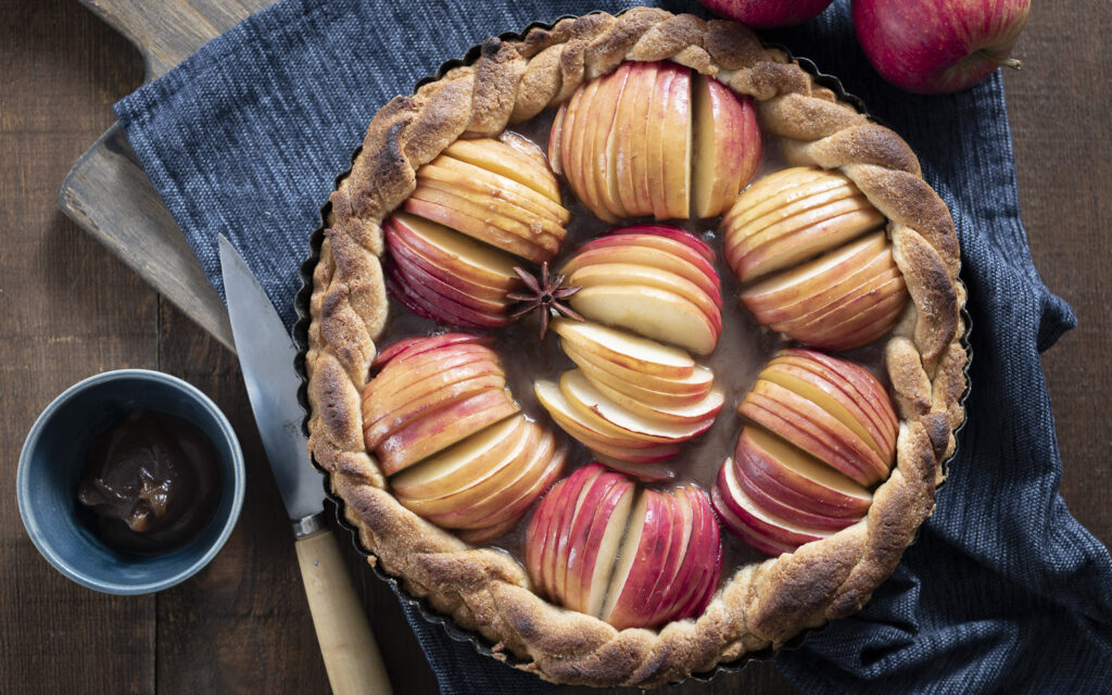 Tarte aux pommes et à la crème de marron - Mon Quotidien Autrement - ©E. Montuclard