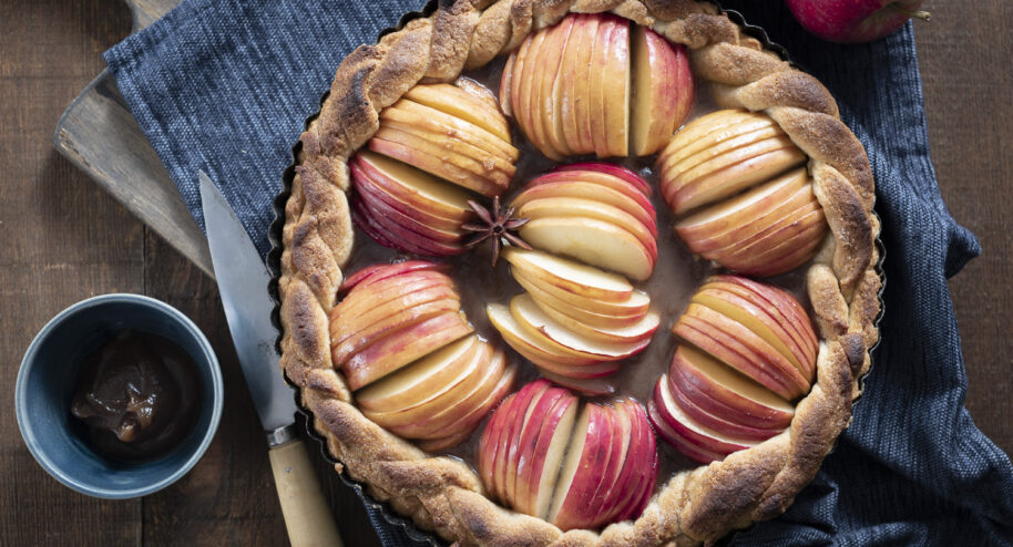 Tarte aux pommes et à la crème de marron - Mon Quotidien Autrement - ©E. Montuclard